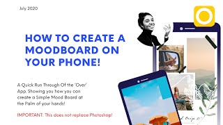 How To Create a MoodBoard on Your Phone [upl. by Wood801]