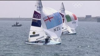 New Zealand Wins Womens Sailing 470 Gold  London 2012 Olympics [upl. by Janek]