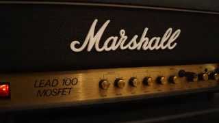 Marshall Lead 100 Mosfet 3210 HQ Audio [upl. by Anirtal]