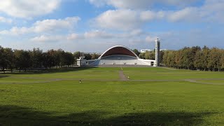 Walking around the Tallinn Song Festival Grounds 4K video with sound [upl. by Rosenberger619]