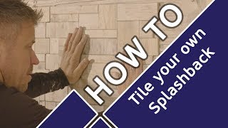 How To Tile A Splashback Wall  Tiling Trade Tips  Full Tutorial feat Craig Phillips [upl. by Annoled]