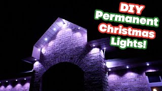 Easy DIY Permanent Christmas  Holiday Outdoor Lights with AI eufy Permanent Outdoor Lights [upl. by Ahrendt648]