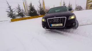 Audi Q5 Snow Drift Q5 Sline Ultimate Playground [upl. by Linell]