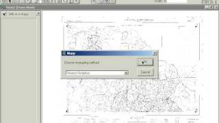 georeferenciacion en arcview 32 [upl. by Aissatsan]