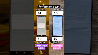 Qualcomm Snapdragon 8 Elite vs Snapdragon 8 Gen 3 performance test [upl. by Llennor]