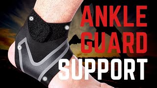 HOW TO WEAR AN ADJUSTABLE ELASTIC ANKLE SUPPORT GUARD SPORT [upl. by Nimzay]