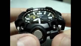 GShock GWG10001A3ER MUDMASTER обзор дисплея часов [upl. by Benji]