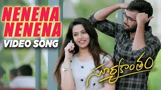 Nenena Nenena Video Song  Suryakantam  Niharika Rahul Vijay Perlene Bhesania  Pranith B [upl. by Whiffen]