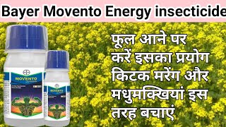 Bayer movento energy। फूल आने पर कोन सा कीटनाषक डाले। best insectiside for crop। momento energy। [upl. by Bauske859]