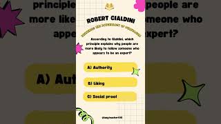 Quiz Cialdini Influence [upl. by Yrrep]