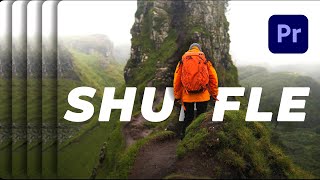 FAST Photo SHUFFLE Slide Effect  Adobe Premiere Pro Tutorial [upl. by Dulcia]