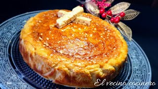 Tarta de queso y TURRÓN súper cremosa‼️ [upl. by Oisor499]