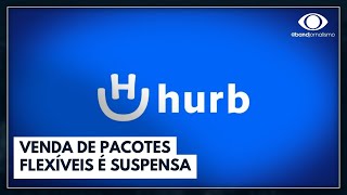 Venda de pacotes de viagens da Hurb é suspensa  Jornal da Band [upl. by Rochella]