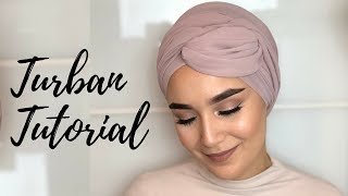 Elegant Turban Tutorial [upl. by Hayyikaz967]