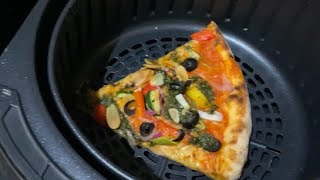 AIR FRYER HACK  Reheating pizza in an air fryer  No sogginess [upl. by Yeniffit328]