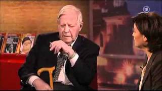 Helmut Schmidt bei Maischberger 15 [upl. by Averir]