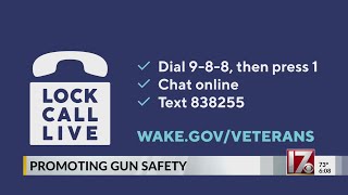 Wake County promotes gun safety and mental health support [upl. by Xuagram]