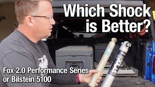 Fox 20 Performance Series vs Bilstein 5100 Shocks Which is the better shock [upl. by Anialed]