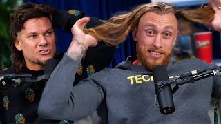 Theo and George Kittle Remember Their WORST Haircuts [upl. by Keith]