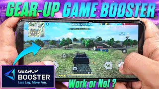 Free Fire Lag Fix GEAR UP Game Booster Test [upl. by Itin]