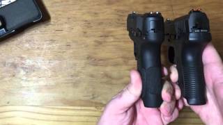 SideBySide comparison of Taurus PT138 amp PT111 G2 [upl. by Ahsienad447]