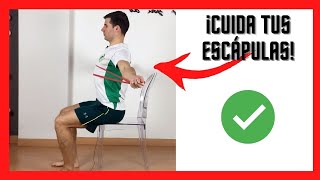 RETRACCIÓN ESCAPULAR 💪 Ejercicio con BANDA ELÁSTICA para la ESPALDA 👌 [upl. by Akehsay]