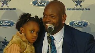 Emmitt Smith press conference after breaking NFL alltime rushing record  October 27 2002 [upl. by Lochner]