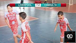 LIVERPOOL 7x2 CAMISA 10  AMISTOSO INTERMUNICIPAL DE FUTSAL SUB13 2024 [upl. by Sanson]