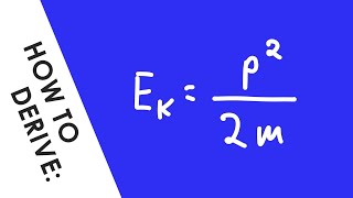 How to Derive Kinetic Energy and Momentum Quickly  A Level Physics [upl. by Brit350]