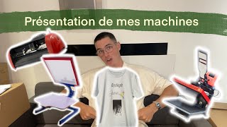 Présentation de mes machines d’impression 👕🧢 [upl. by Rains]