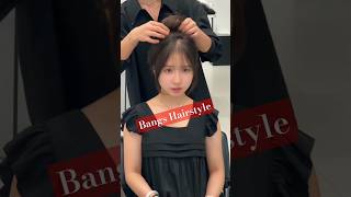 French Bangs for Round Faces The Perfect Boosting Hairstyle ✂️ menshairstylist mastermenshaircuts [upl. by Ydneh]