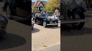 1934 Jaguar SS1 classic car at Canterbury Village car meet Michigan 2024 [upl. by Ymmit]