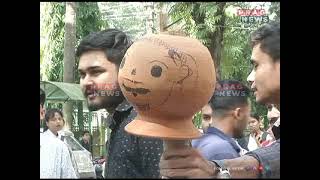 Cottonians protest against GS Abhishek Mahanta on joining Bharatiya Janata Yuva Morcha [upl. by Ollecram542]