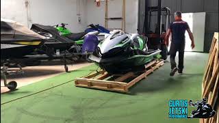 Curtis Unpacking JET SKI ULTRA 310R KAWASAKI 2018 [upl. by Tneciv]