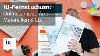 IUFernstudium IUBH Ich zeige euch Studienmaterialien und Onlinecampus [upl. by Airetnahs830]