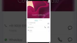 How to download COVID vaccination certificate on whatsapp [upl. by Alamaj722]