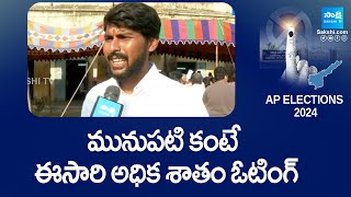 Perni Kittu About Polling In Machilipatnam  AP Elections 2024 SakshiTVLIVE [upl. by Artur]