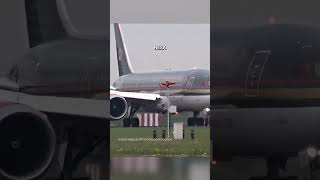 Jordanian Jewel Jet Royal Jordanian 787 landing into Amsterdam Schiphol [upl. by Naiviv]