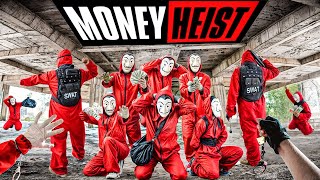 PARKOUR VS MONEY HEIST 6  POLICE No ESCAPE BAD GUYS closed all exits BELLA CIAO REMIX Epic POV [upl. by Onilatac]