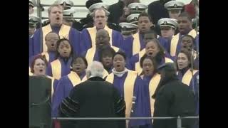 Alcorn State University Concert Choir performs 2005 Presidential Inauguration [upl. by Yedrahs]