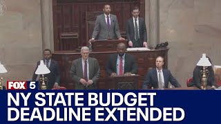 NY state budget deadline extended [upl. by Aidas]