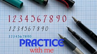 Perfecting Your Handwritten Numbers 🔢  English  How To  Neat Handwriting  Improve Handwriting [upl. by Lambert]