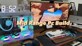 PC MID RANGE BUDGET BUILD [upl. by Attelrak]