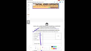 Dental JrShip Maulana Azad Institute of Dental Sciences New Delhi JrShip for BDS Freshers 2024 [upl. by Semele850]