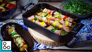 Brochettes de veau  YouCook [upl. by Nilatak]