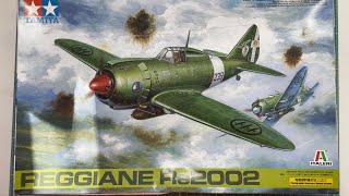 Tamiya Reggiane Re2002 148 Scale Model Aircraft [upl. by Rizika690]