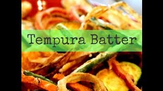 How to make Tempura Batter  Ask Momma Cuisine [upl. by Giza407]