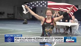 Penn HS grad Sarah Hildebrandt to wrestle in Olympics on Tuesday [upl. by Eiramac20]