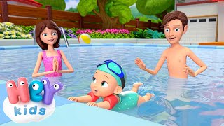 Lerne schwimmen wie ein kleiner Fisch 🏊‍♂️  Bildungslied für Kinder  HeyKids Kinderlieder TV [upl. by Giuditta913]