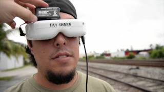 Phantom 3 with HD FatShark Goggles Test and Review [upl. by Oeramed44]